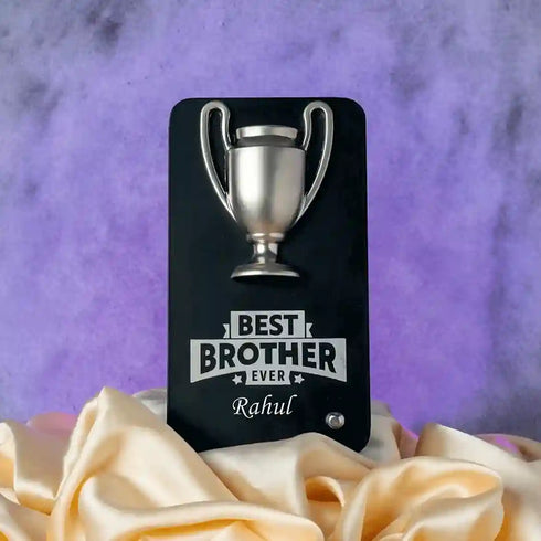 Personalized Metal Trophy For Brother & Sister